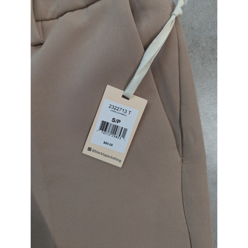 NWT Black Tape Womens Camel Tan Straight Leg Dress Pants Trousers Size S - Picture 4 of 9